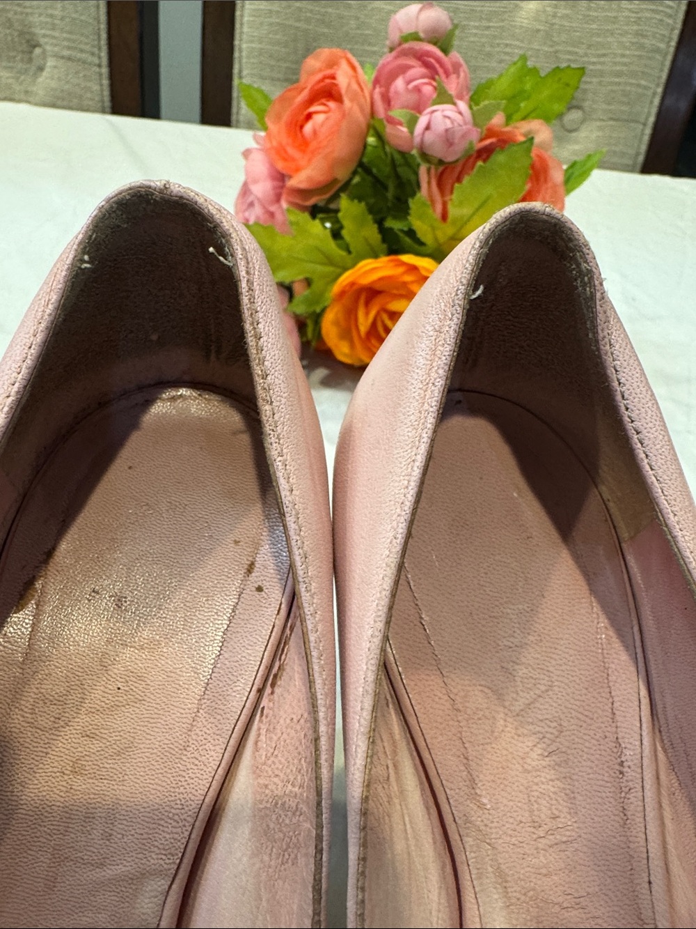Authentic CHANEL Pink Bow Peep-Toe Heels - Picture 11 of 14